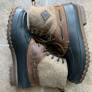 Sperry Wool Duck Boots Size 11 Mens